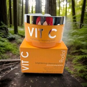 Rodial Pure Vit C Brightening Cleansing Pads 50 ct $63 ••NEW IN BOX••🎁